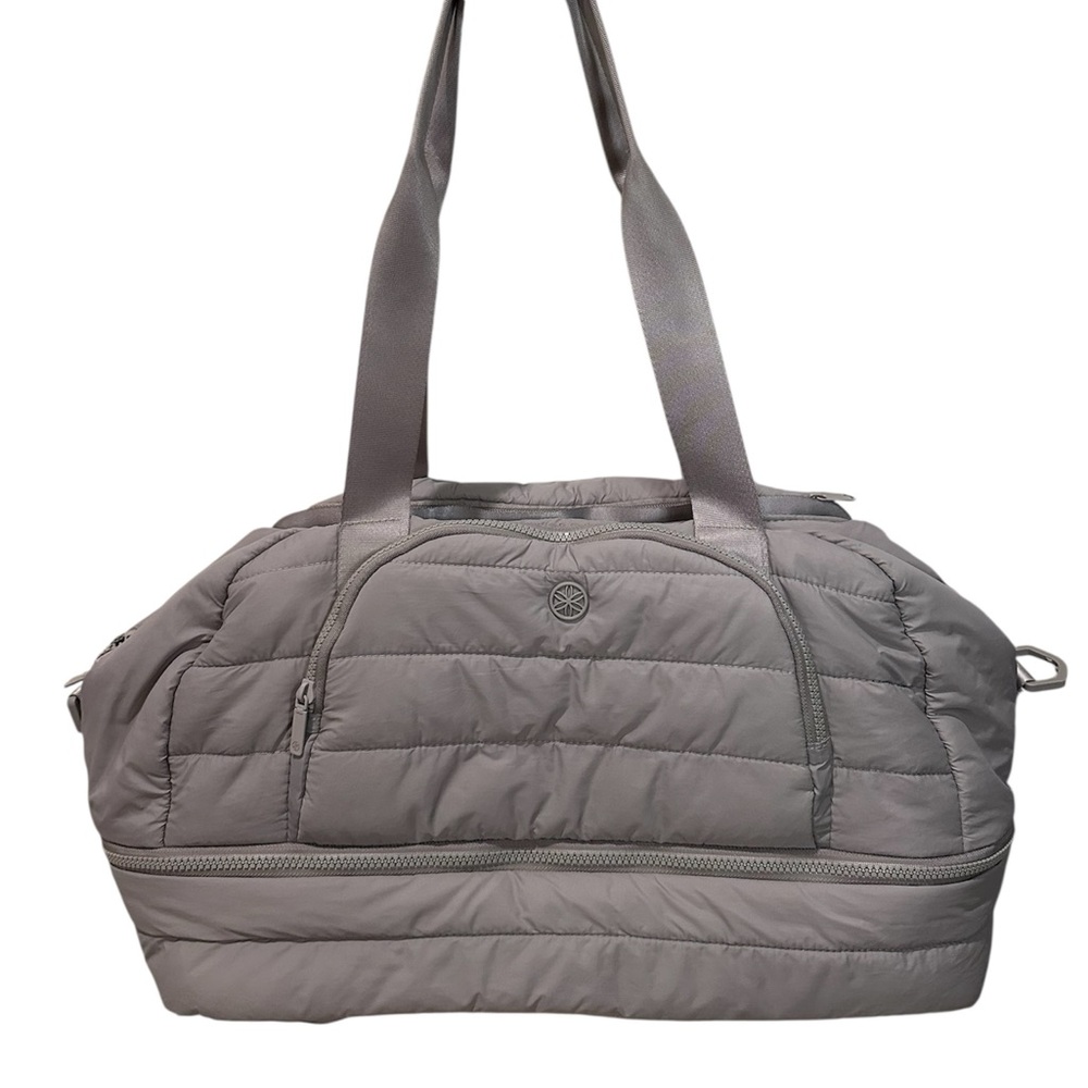 SOLD - Gaiam quilted duffle gym/weekender bag